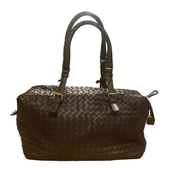 Bottega Veneta Montaigne Leather Intrecciato Weave Small Tote Shoulder Bag - Picture 2 of 4
